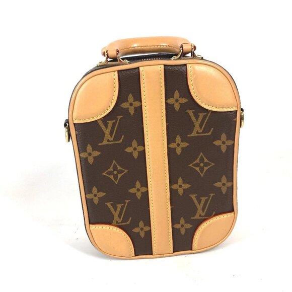 LOUIS VUITTON M68623 Monogram Valisette Vertical Pochette Hand Bag 2WAY Bag - Picture 4 of 15